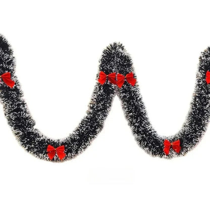 2M Christmas Ribbon Garland – Festive Tree, Party & Wedding Decoration