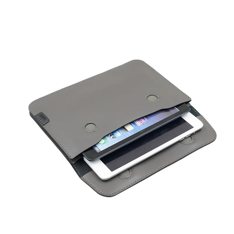 Double Layer Tablet Storage Bag - Soft Protective Sleeve Case for iPad Mini, Air & Pro 8.3/11/12.9/13 Inch