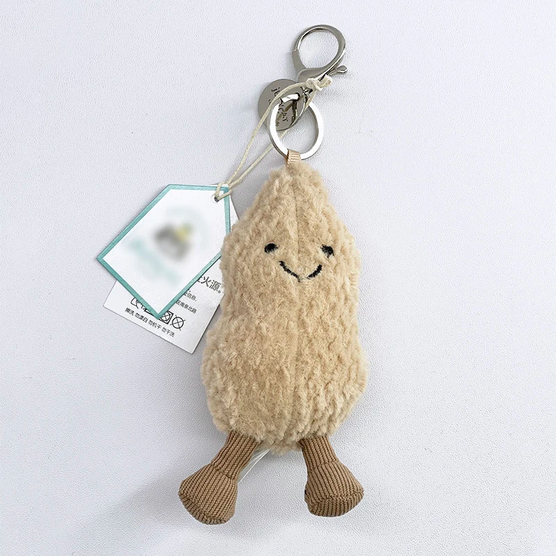 Cute Golf Ball Plush Keychain - Grape Jellyfish Hippo Elephant Bag Charm Mini Plush Toy Collection