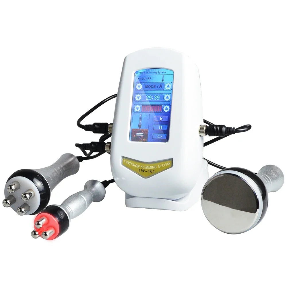 3-in-1 Beauty Body Slimming Massager – Cavitation Machine for Face & Body Tightening, Lifting, and Skincare