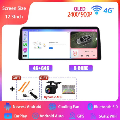 Android 15 Car Radio for Honda Civic FE/FL 2021-2023 - 12.3 Inch Multimedia Touch Screen GPS Navigation Player