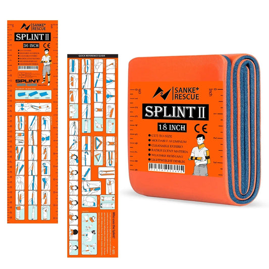 SANKE First Aid Splint - 36/18 Inch Wrist & Thumb Support Brace for Injury Protection and IFAK Emergency Care