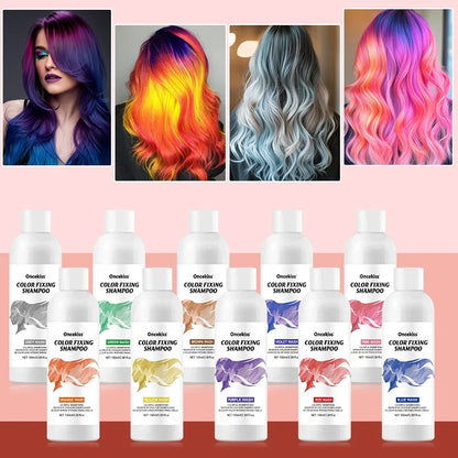 Semi-Permanent Hair Color Dye Shampoo - Instant Color Protecting & Shine Enhancing Hair Care