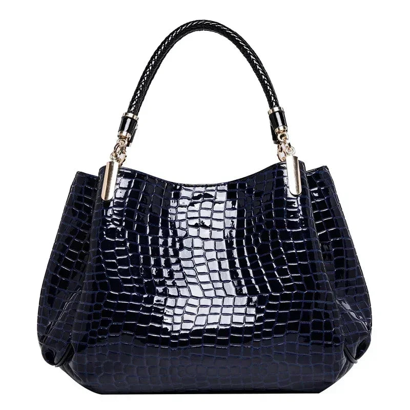 Luxury Women’s Leather Casual Tote Bag – High Quality Large Shoulder & Crossbody Handbag