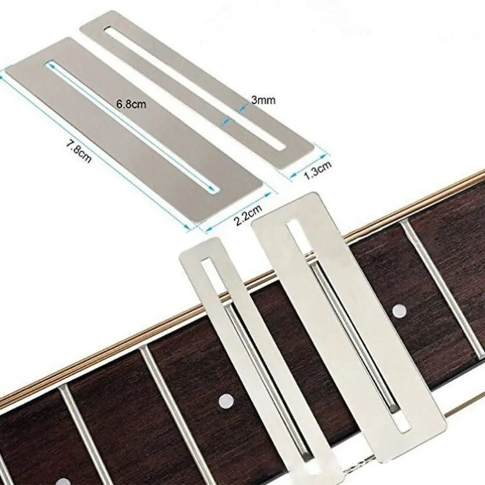 1/2/3Pcs Guitar Fret Sanding Protector Kit - Radian Polishing Finger Plate Tool for Guitar & Bass Repair