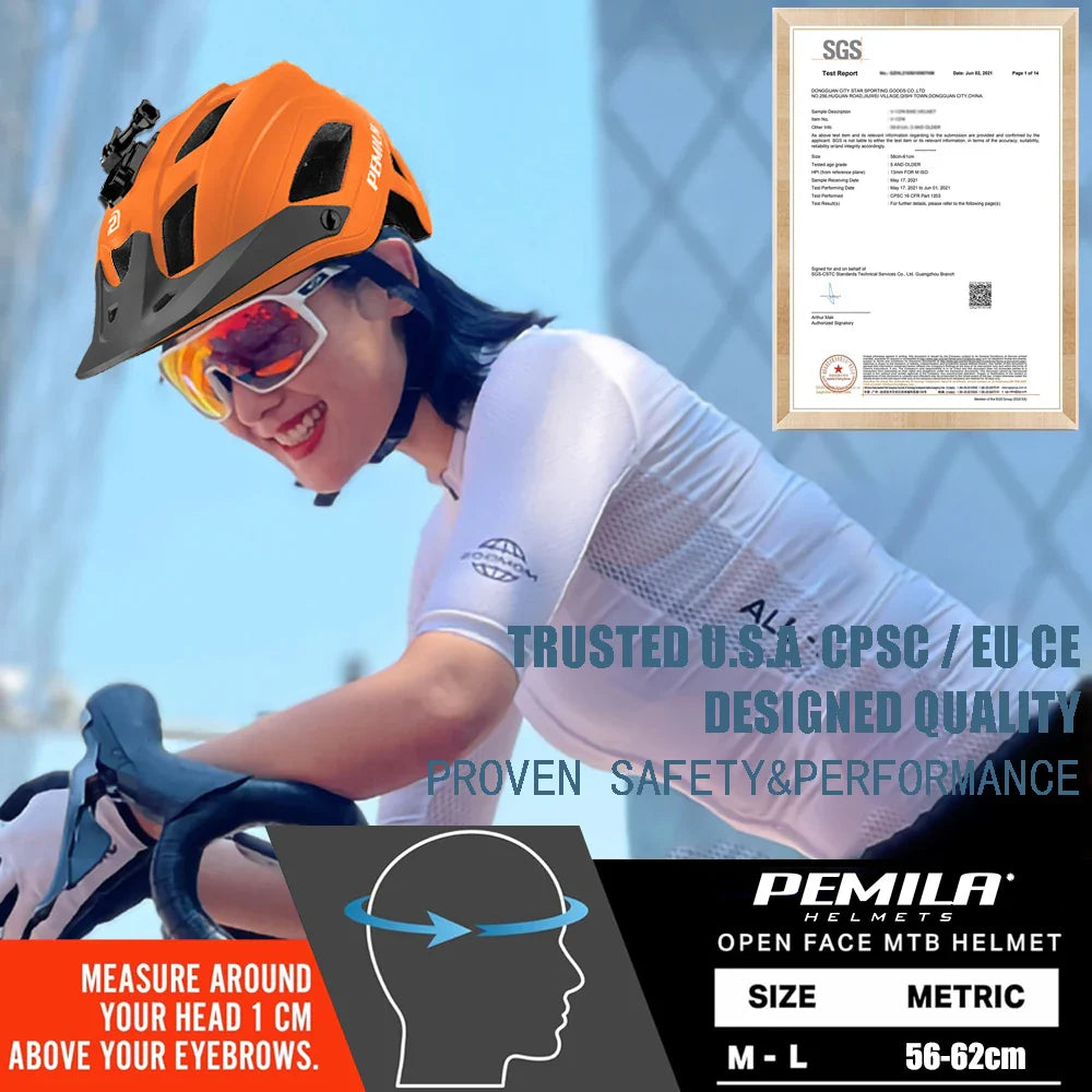 Ultralight Cycling Helmet – Road & MTB Safety Cap for Men & Women, Integrally-Molded Racing Bike Equipment