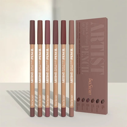 Face Secret Artist Shape Sculpt Lip Liner Set – Weightless, Precise, Super Soft & Blendable Matte Texture