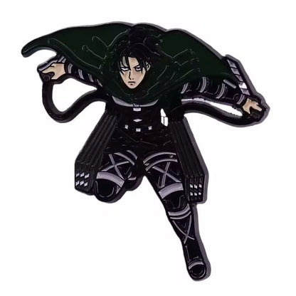 Attack on Titan Enamel Pin Badge - Anime Metal Lapel Pin for Bags, Backpacks & Fan Collectible Gift