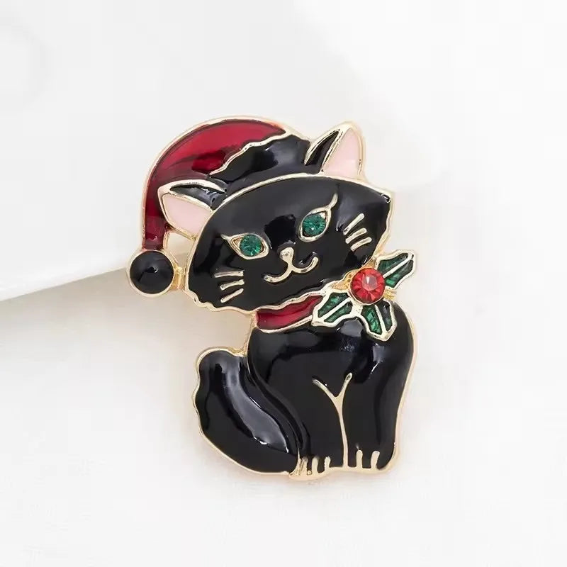 Women's Fashion Cat Brooch Pin - Cute Animal Jewelry Accessory for Clothing, Bags & Stylish Decor