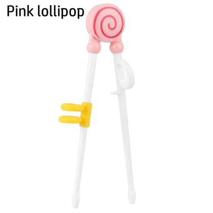 Cartoon Animal Training Chopsticks - Reusable Kids Learning Chopsticks for Baby Self-Feeding
