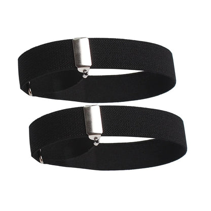 Elastic Adjustable Shirt Sleeve Garter for Men | Business Arm Band Sleeve Bracelet | Anti-Slip Cuff Holder Armband