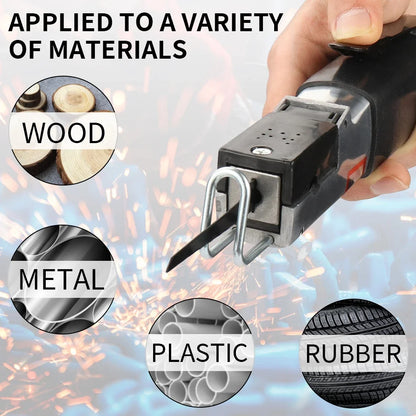 1/4 Inch Pneumatic Reciprocating Saw - Portable Air Cutting Tool for Automotive, Metal & Woodworking Projects