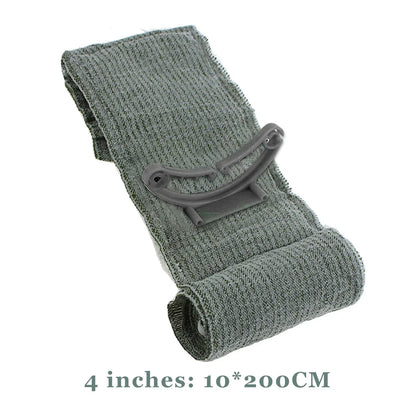 4/6 Inch Israeli Emergency Bandage — Traumatic Hemostatic Compression Dressing for First Aid, Tactical & IFAK Use