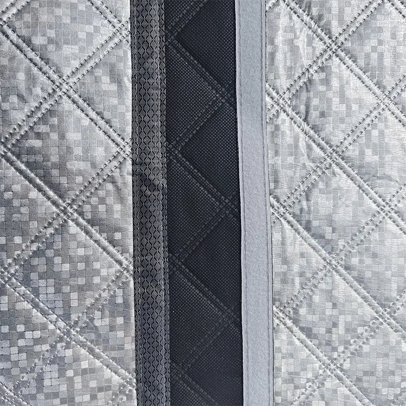 Side Zipper Cotton Curtain – Double-Layer Thickened, Windproof & Thermal Insulated Household Curtain, Customizable