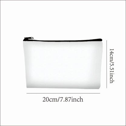Chic Canvas Cosmetic Pouch – Durable Travel Makeup Organizer & Stylish Gift for Teachers