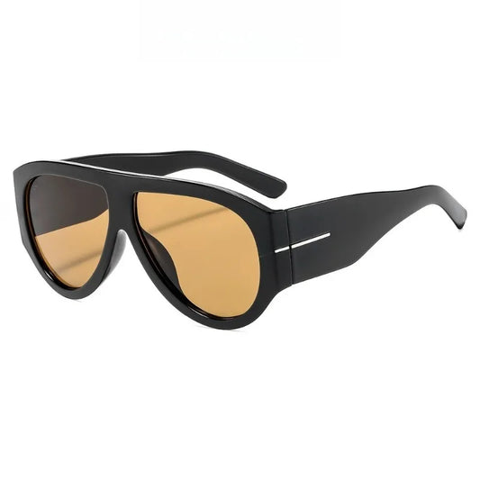 Oversized Y2K Cat Eye Sunglasses - Vintage Retro UV400 Gradient Shades for Women