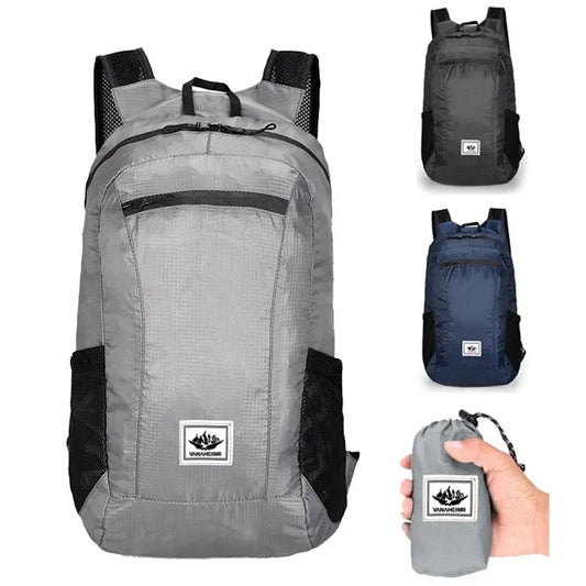 20L Lightweight Portable Outdoor Hiking Backpack: Foldable Waterproof Ultralight Pack for Women & Men Traveling Hiking