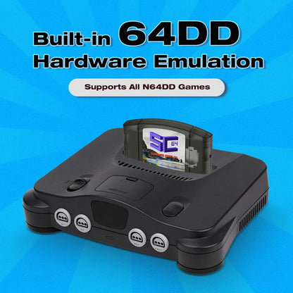 EPICJOY SummerCart 64 – 32GB Open Source N64 Game Card for Nintendo 64 Console, 5400+ Games & 64DD Support