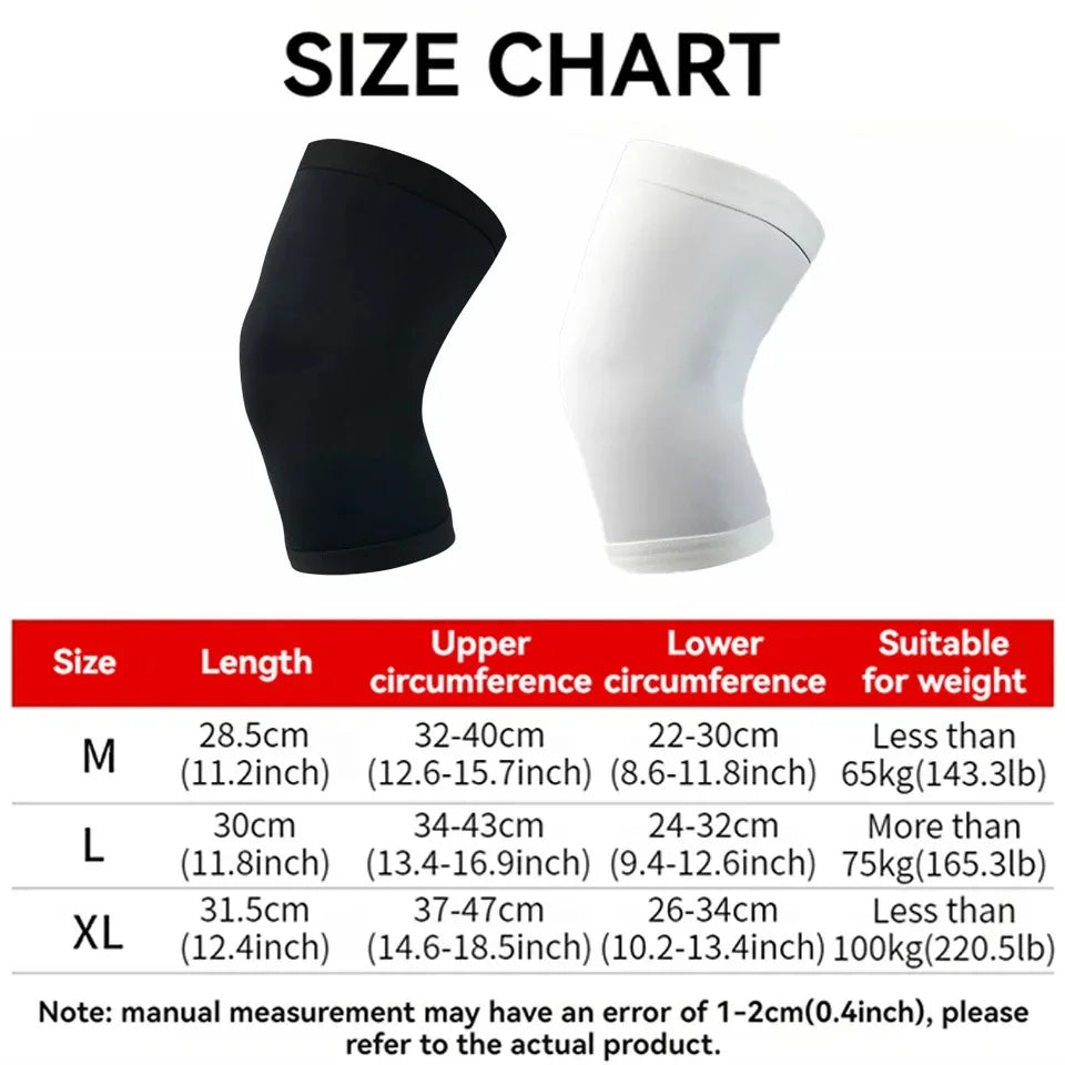 Basketball Knee Pads – Unisex Elastic Compression Leg Sleeves for Running, Cycling & Outdoor Sports