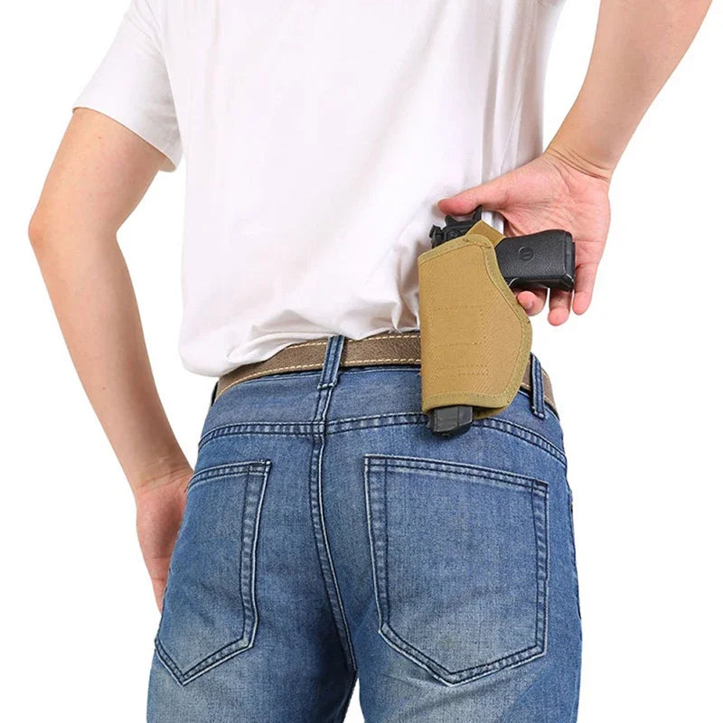 Tactical Concealed Carry Holster - Belt Clip Gun Holder for Airsoft, Hunting & Outdoor Use
