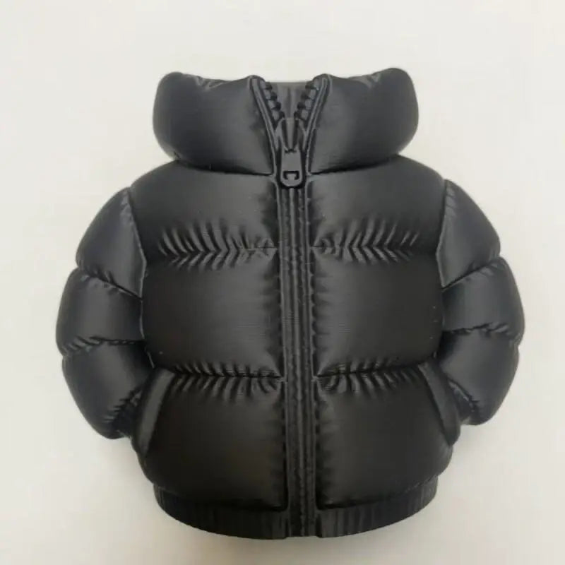 3D Puffer Jacket Pen Holder - Cute Creative Desk Organizer, Stand-Up Pen Pouch for Office & Home