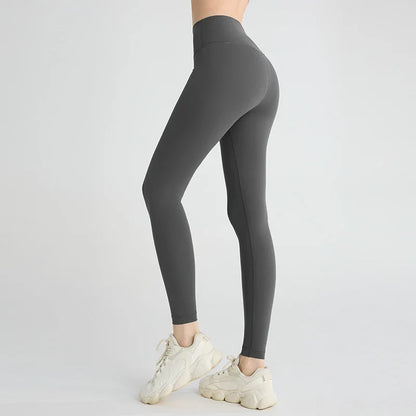Naked Feeling Yoga Leggings for Women – High-Waisted Hip Lifting Fitness, Running & Cycling Pants