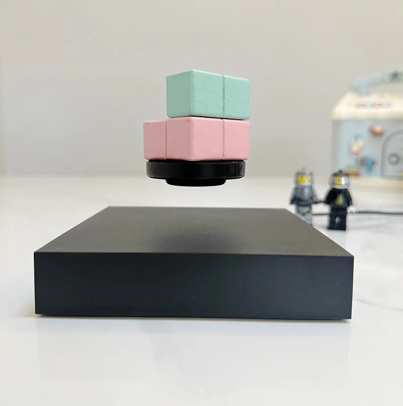 Magnetic Levitation Advertising Display – Creative Handheld Ornament with Wukong Black Myth Doll & Glasses