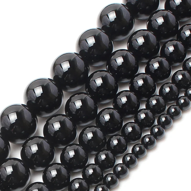 Natural Flame Stone Beads - Yooperlite & Fire Sodalite Loose Spacer Beads for DIY Bracelets and Necklaces