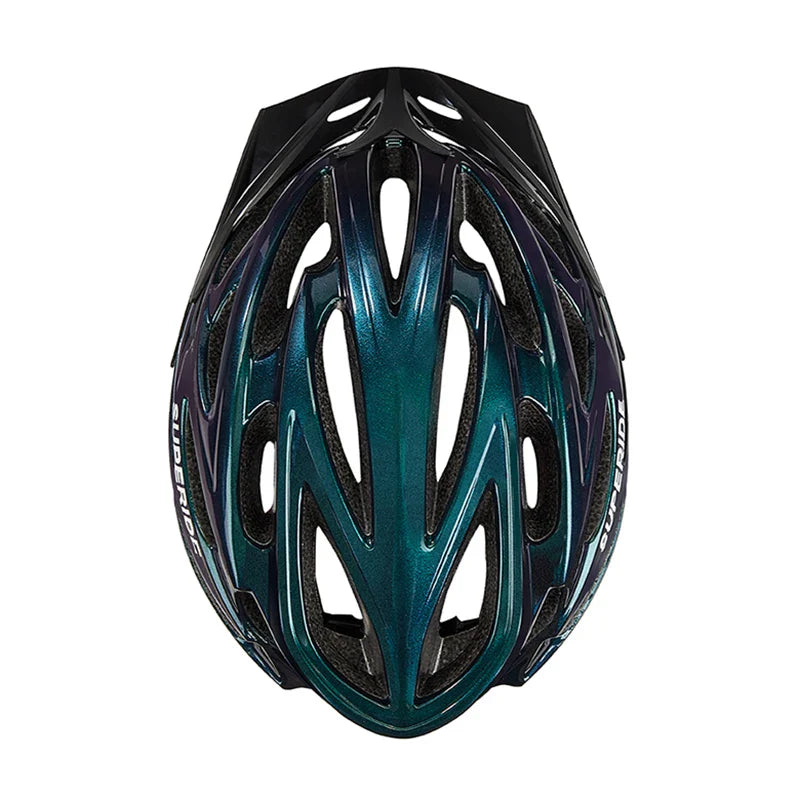 SUPERIDE Ultralight Cycling Helmet - In-Mold Road & MTB Bike Helmet with Magnetic Goggles & Sun Visor for Men & Women