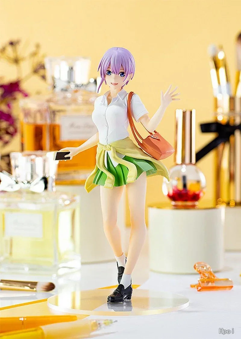 18cm Quintessential Quintuplets Anime Figure – Nakano Ichika Nino Itsuki PVC School Uniform Doll Toy
