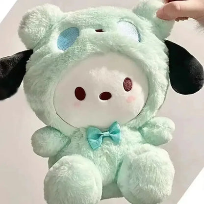 25cm Kawaii Sanrio Plush Toy – Kuromi & Jade Dog Stuffed Doll Gift for Kids