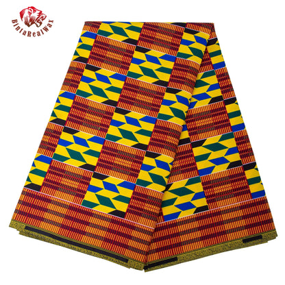 African Print Ankara Fabric - Traditional Party and Wedding Sewing Cloth