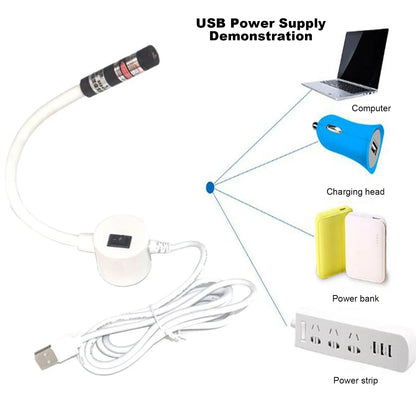 Sewing Vision Guide Light - USB Magnetic Laser Line & Cross Positioning Beam for Quilting and Sewing Machines