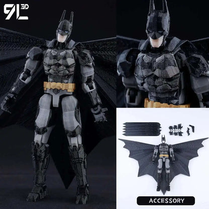 9L3D Superman & Batman Action Figures – Multi-Jointed Poseable LUCKY13 Titan13 Collectible Hero Toys