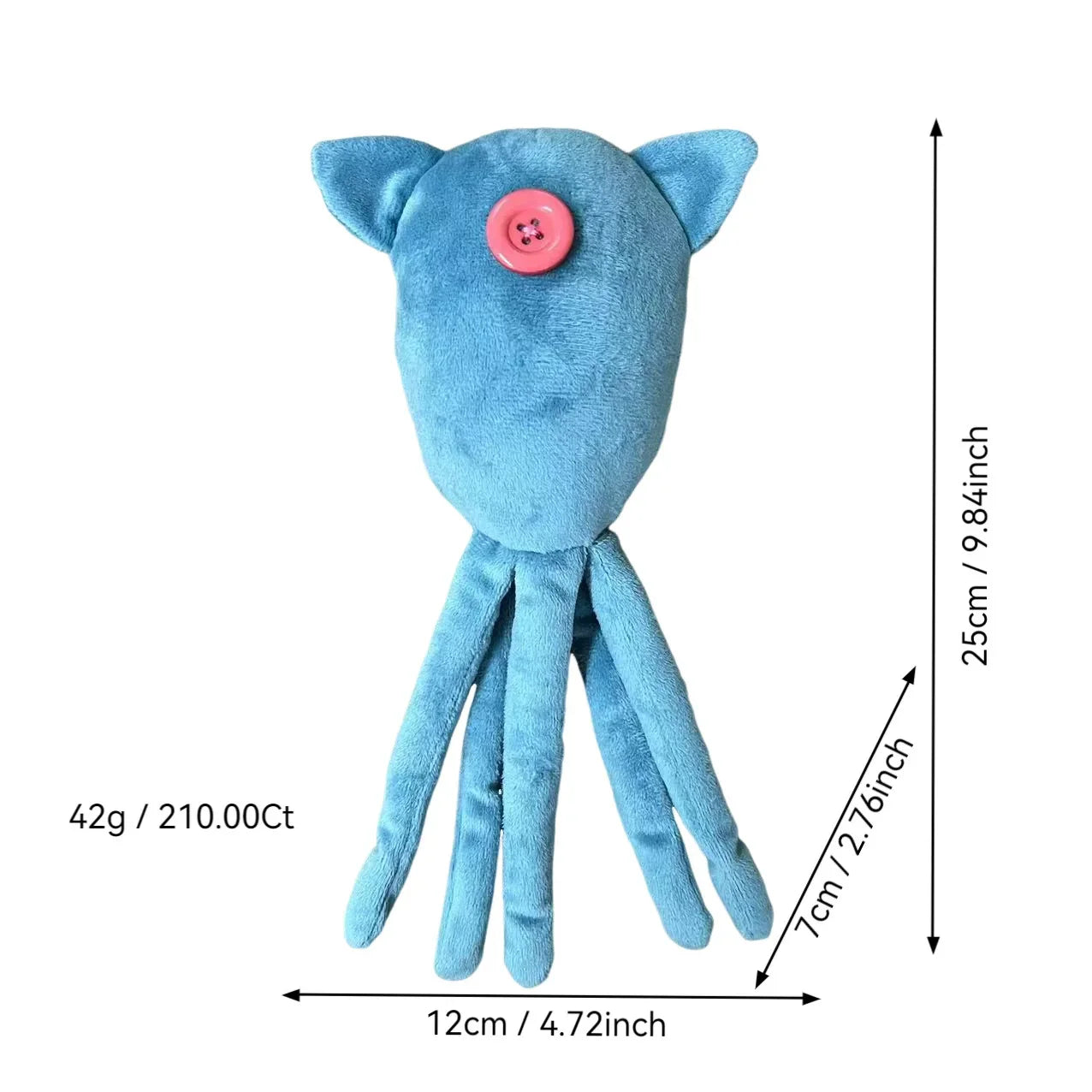 28cm Coraline Plush Toy – Kawaii Cartoon Figure, Soft Pillow Doll for Kids, Collectible & Birthday Gift