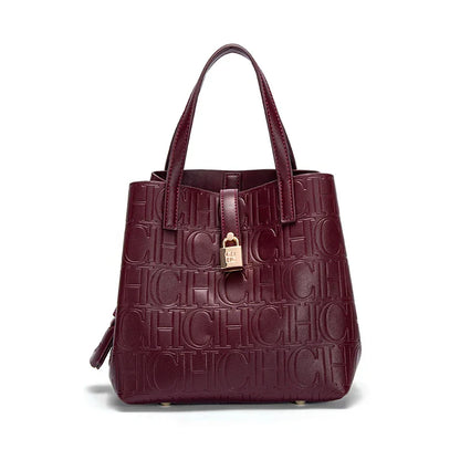 2024 Classic Retro Women's Handbag - Fashion Letter Printed with Metal Accessories, Large Capacity and Solid Color