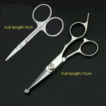 Pet Grooming Scissors Set – Professional Dog Hair Trimming Tools, Bent Scissors & Clippers for Teddy Haircuts