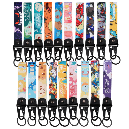 Anime Dinosaur Keychain Lanyard – Cute Car Keyring Toy Bag Pendant & Key Holder Gift