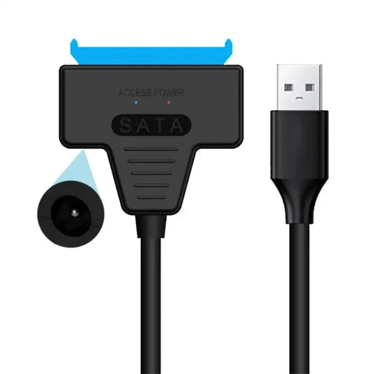SATA to USB 3.0 Adapter Cable - 22 Pin Connector for 2.5/3.5 Inch HDD SSD External Hard Drive