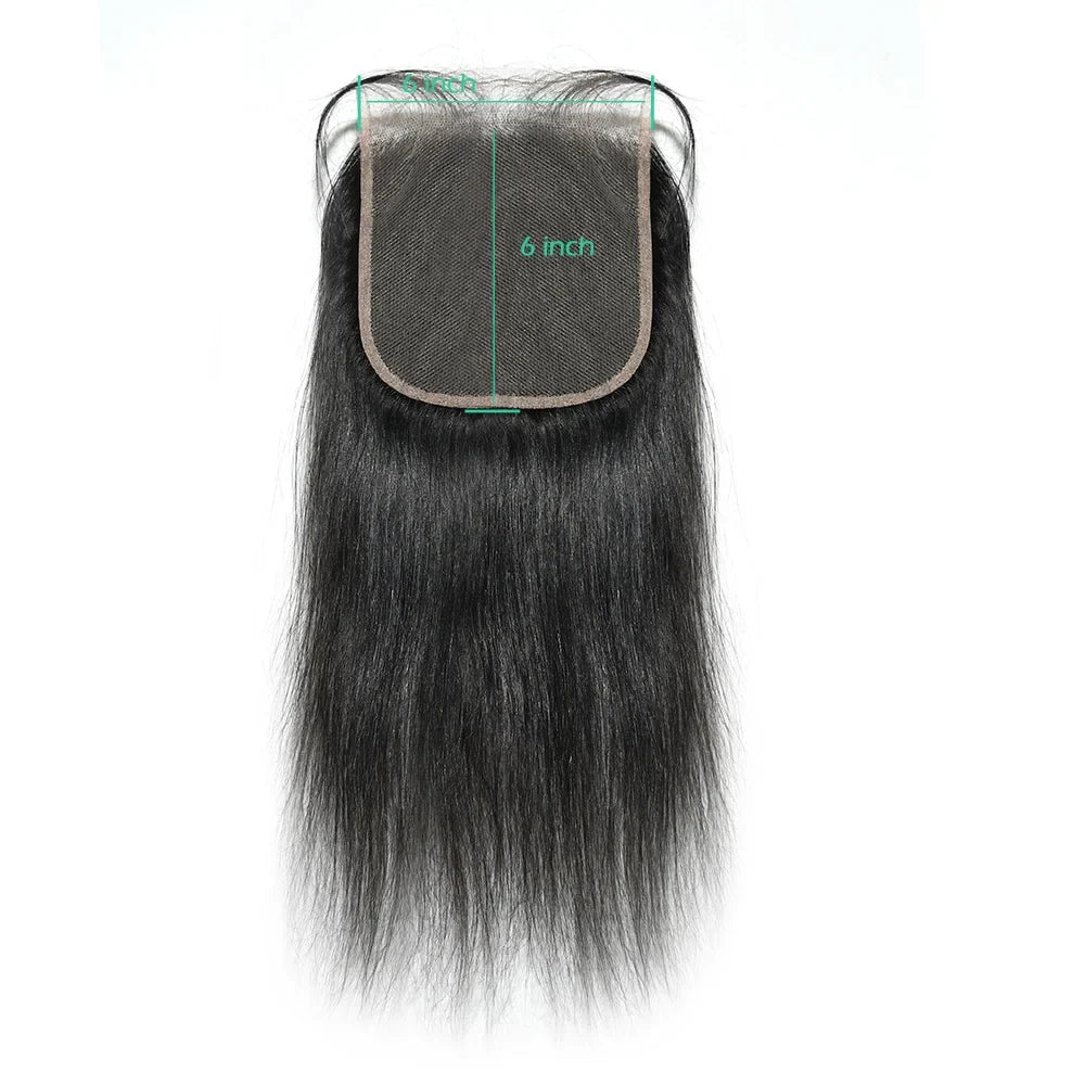 24 26 Inch Straight Lace Frontal Human Hair - 13x6 Preplucked Transparent HD Lace Brazilian Hair Closure For Women