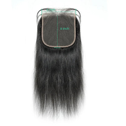 24 26 Inch Straight Lace Frontal Human Hair - 13x6 Preplucked Transparent HD Lace Brazilian Hair Closure For Women