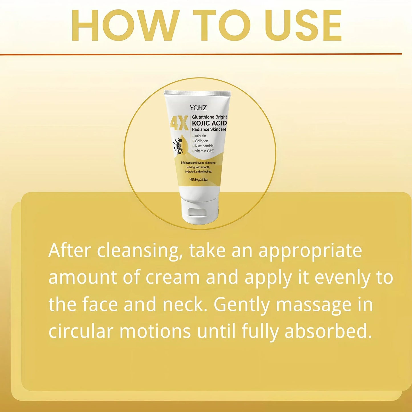 Kojic Acid Face Cream - Dark Spot Correcting Moisturizer for Even Skin Tone, Brightening & Day Night Hydration