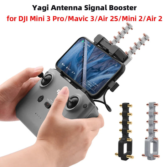 DJI Drone Signal Booster Antenna - Yagi Extended Range 5.8GHz Controller Amplifier for DJI Neo Mini 4K Mini 3 Pro Mavic 3 Classic Air 2 2S Accessories