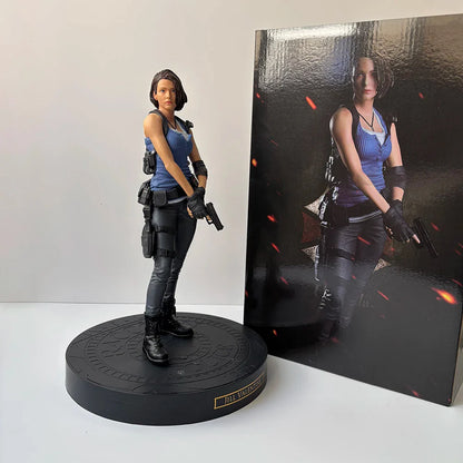 Biohazard RE Jill Valentine & Leon S. Kennedy Anime Figure – Evil Game Collectible Statue for Birthday Gifts