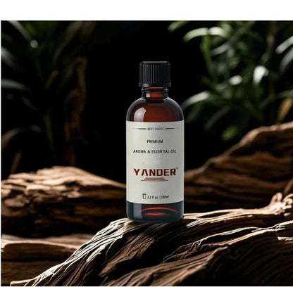 YANDER 1:1 Oud Wood Fragrance Oil - Luxury Designer Oud Parfum, Essential Oil, Oriental Woody Aromatic Blend