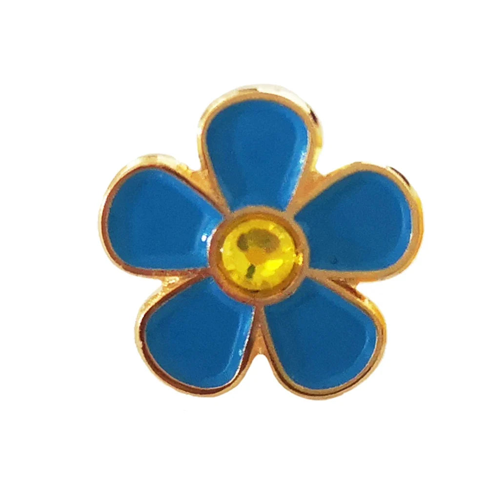 Masonic Freemason Lapel Pin - Forget Me Not Sun Past Master Commemorative Badge for Freemasonry Accessories & Collectors