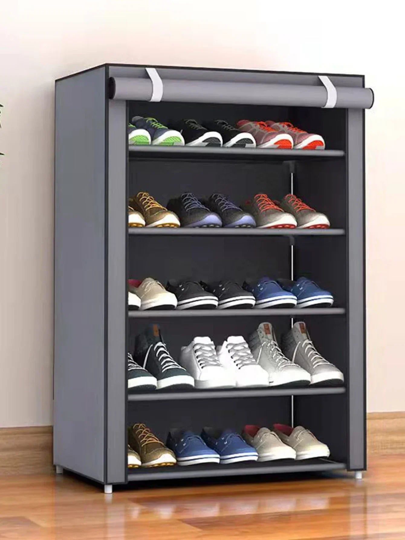 Multilayer Dustproof Shoe Storage Rack – Space-Saving Nonwoven Shoe Cabinet & Organizer for Home Furniture