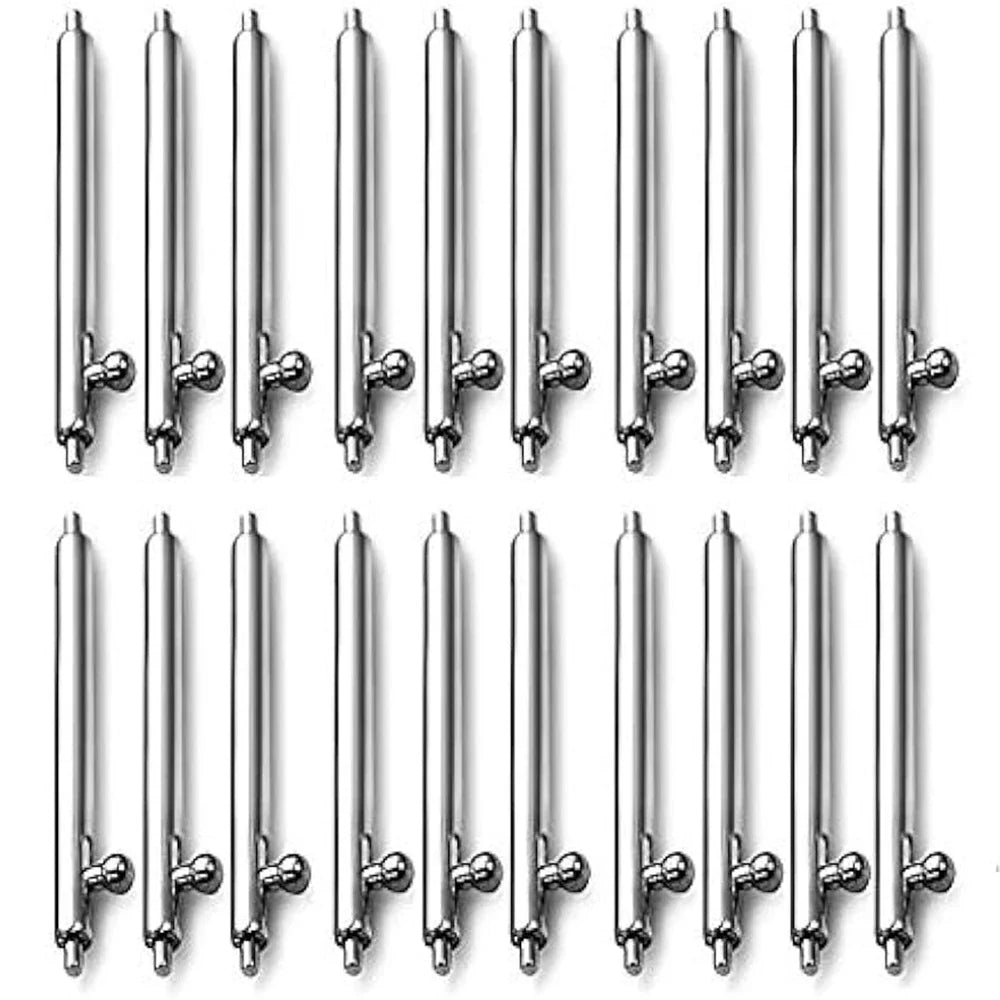 20pcs Quick Release Pins - 1.5mm 1.8mm Diameter Watchband Pins for Smart Watch, 18mm 20mm 22mm Strap Spring Bar Band Accessories