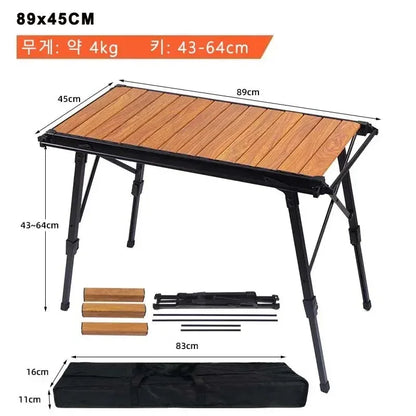 IGT Tactical Spliceable Table – Portable Outdoor Camping Table, Lightweight Aluminum Alloy for Picnic, Hiking & BBQ