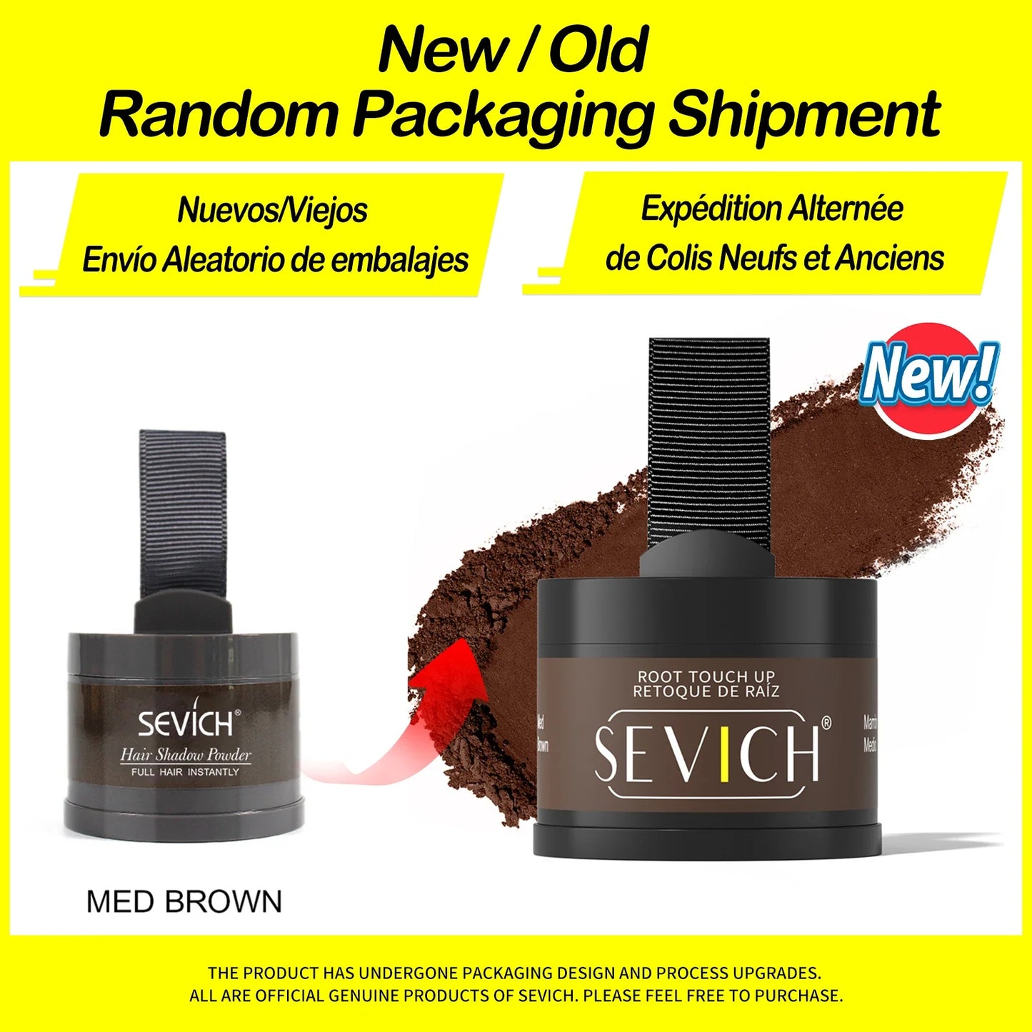 Sevich Hairline Powder 4g - Natural Hairline Shadow Concealer